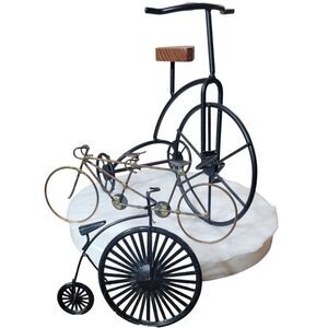 3 Metal Big Wheel Tricycle And Double Seated Bicycle Home‎ Decor